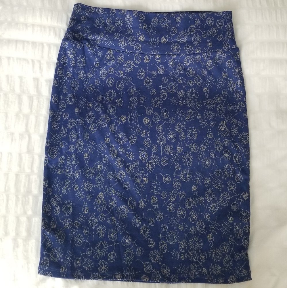 LuLaRoe Blue Skirt